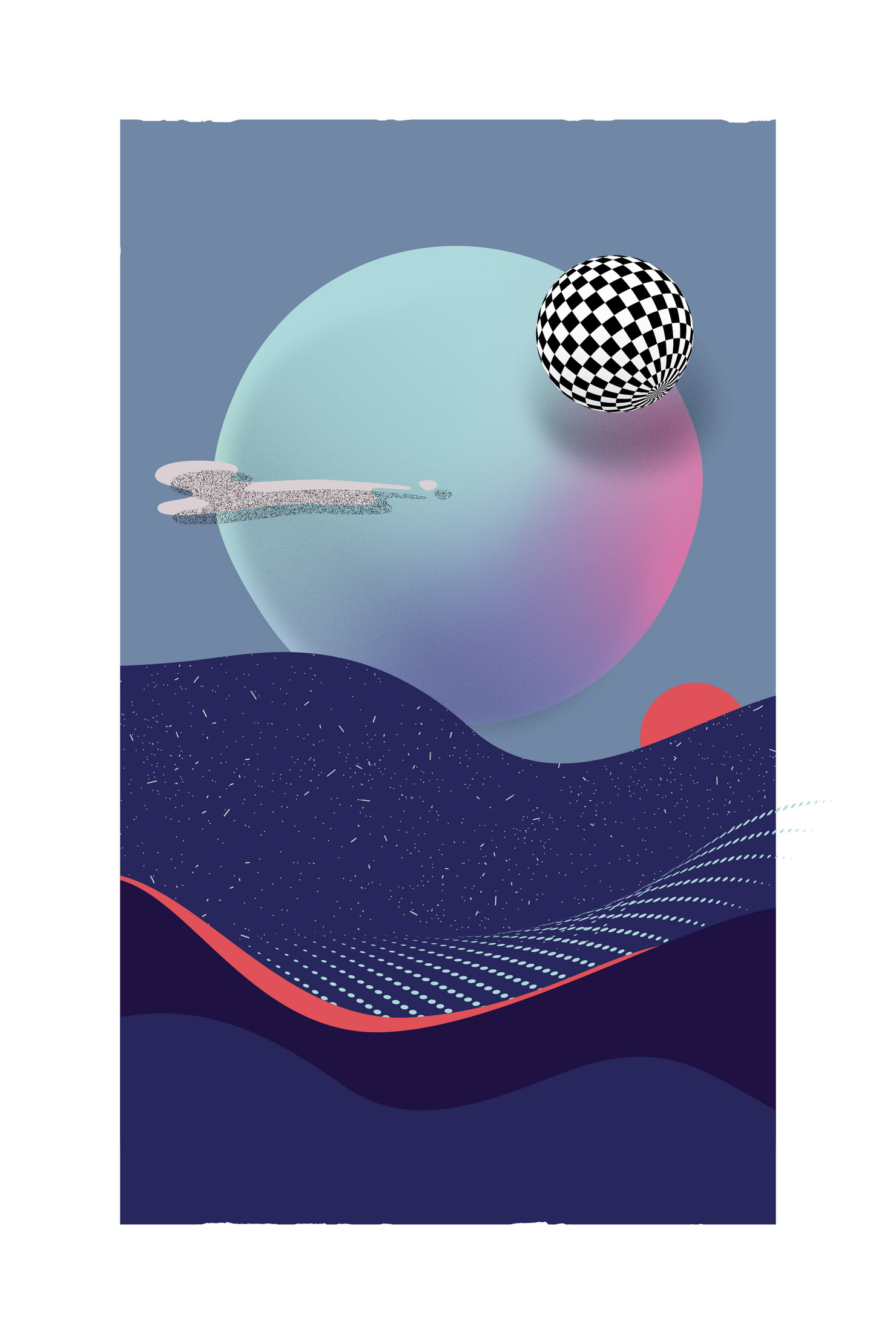 Illustration du projet P2N 18 pour le client Festival Papillons de Nuit
