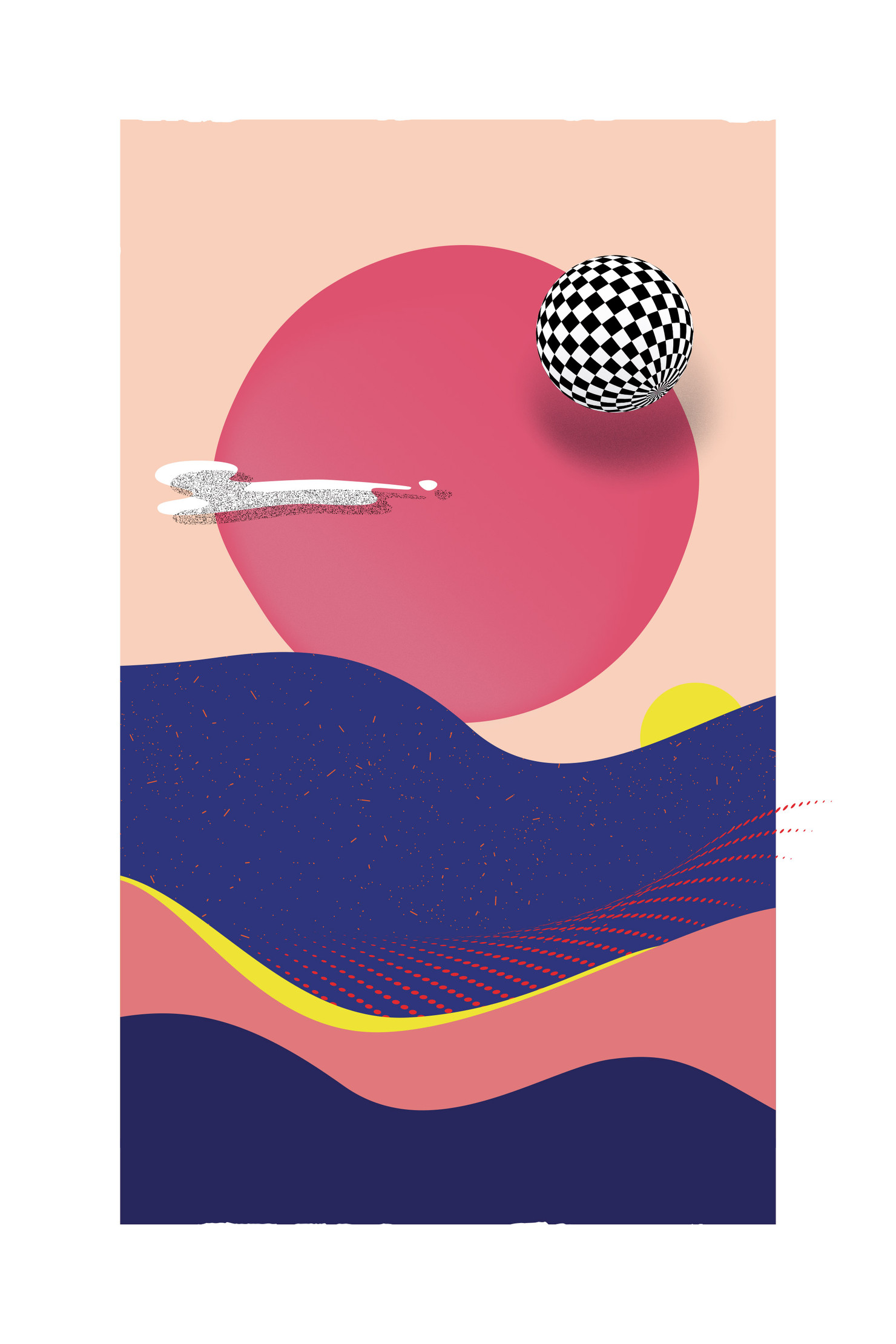 Illustration du projet P2N 18 pour le client Festival Papillons de Nuit