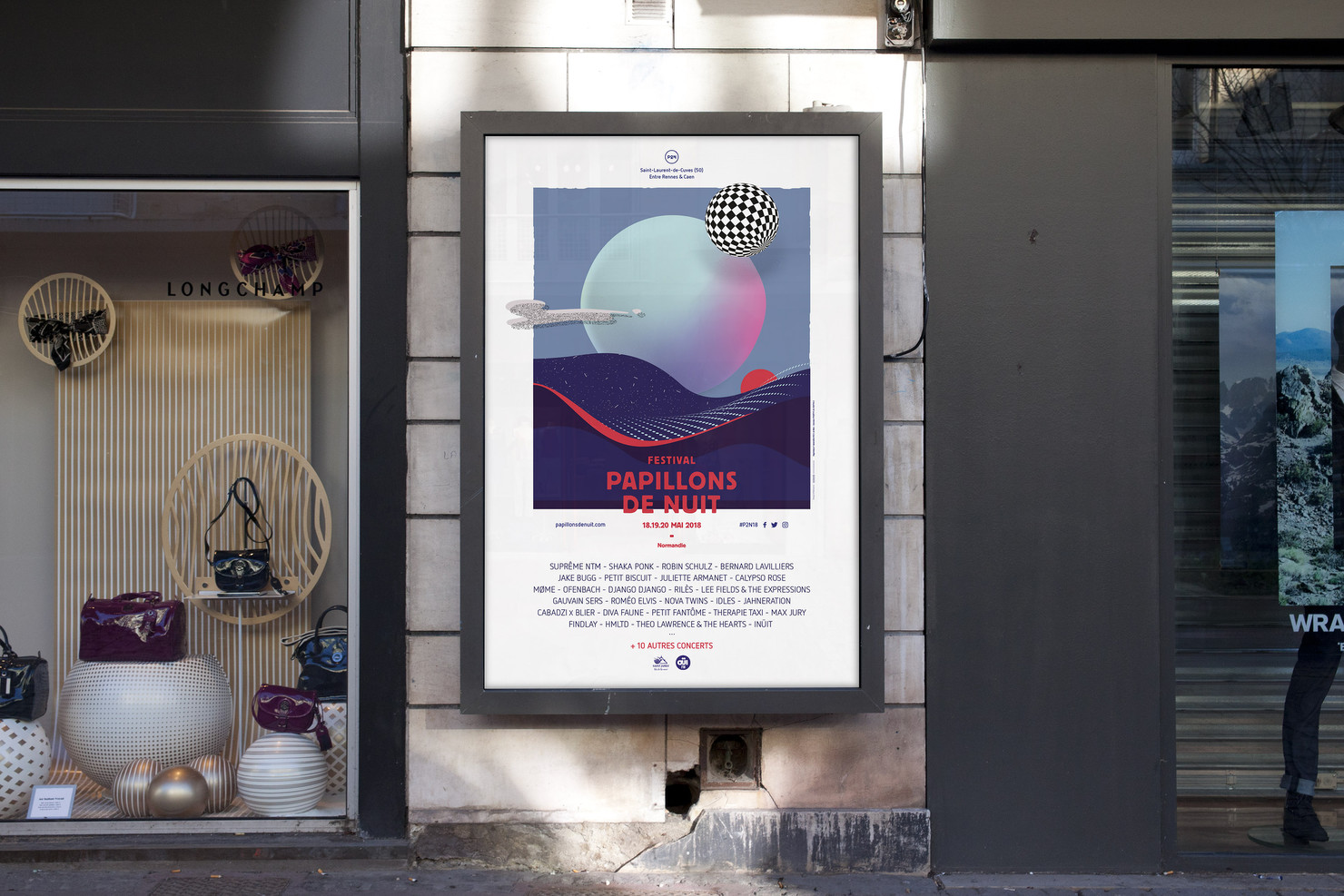 Illustration du projet P2N 18 pour le client Festival Papillons de Nuit