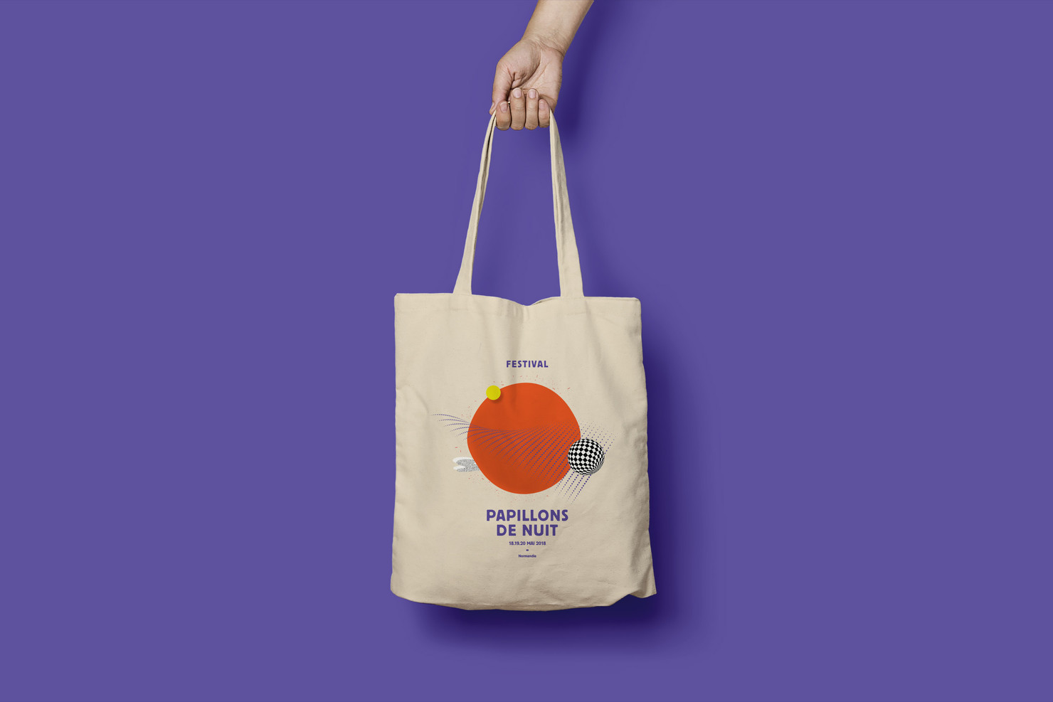 Illustration du projet P2N 18 pour le client Festival Papillons de Nuit