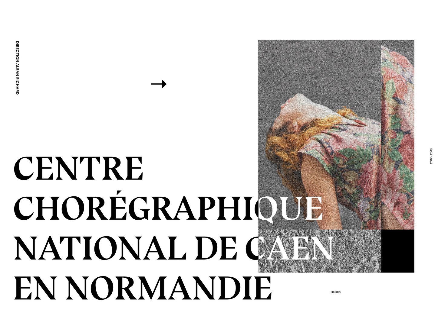 Illustration du projet CCN s18 pour le client Centre chorégraphique national de Caen en Normandie