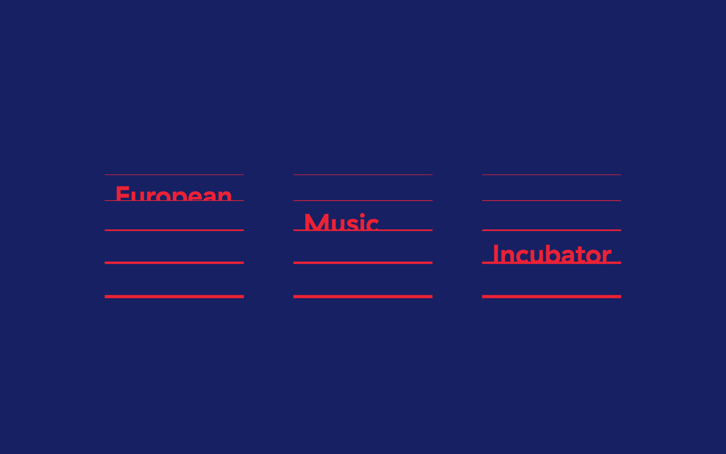 Illustration du projet EMI pour le client European Music Incubator