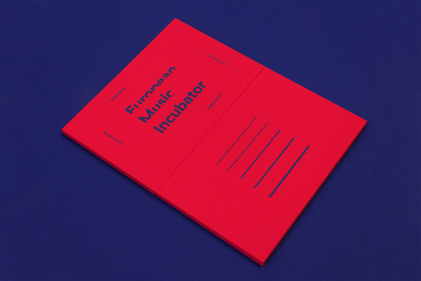 Illustration du projet EMI pour le client European Music Incubator