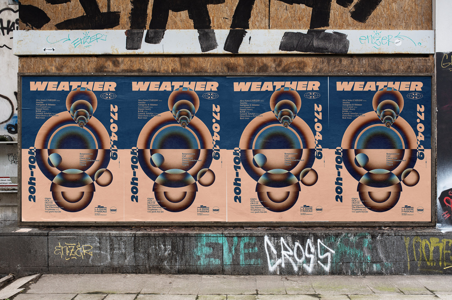 Illustration du projet Weather pour le client Weather Festival