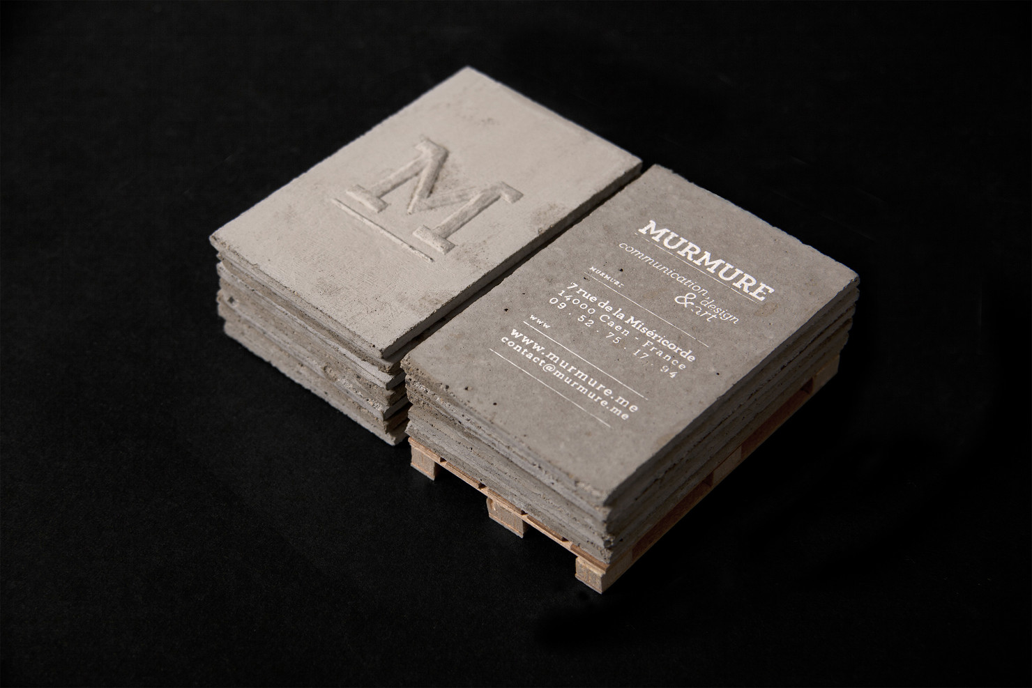 Illustration du projet Concrete Business Card pour le client Murmure