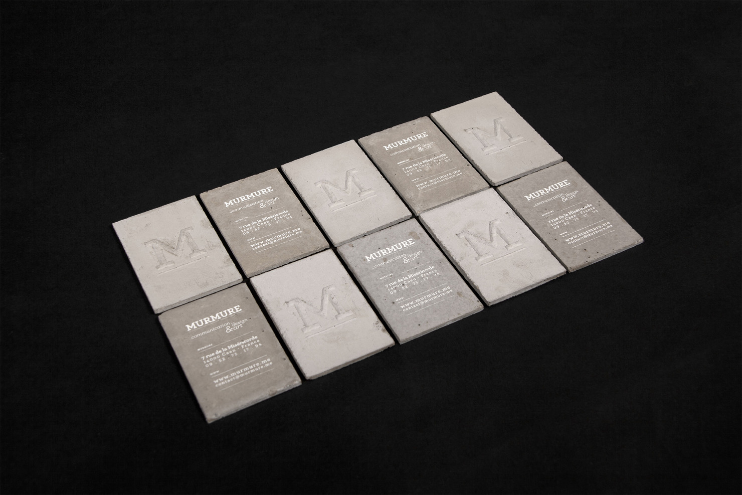 Illustration du projet Concrete Business Card pour le client Murmure