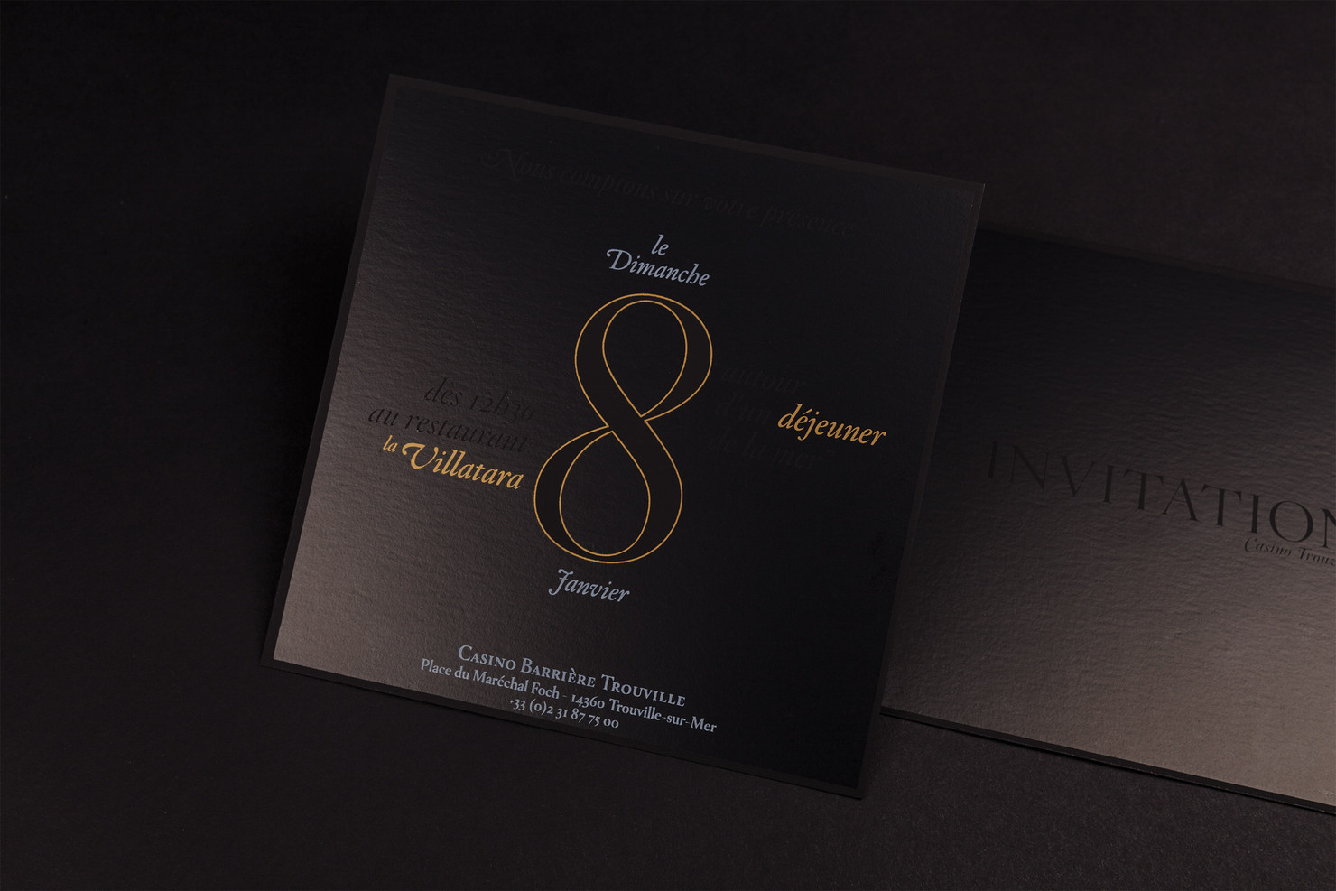 Illustration du projet 100 ans Casino Barrière pour le client Casino Barrière