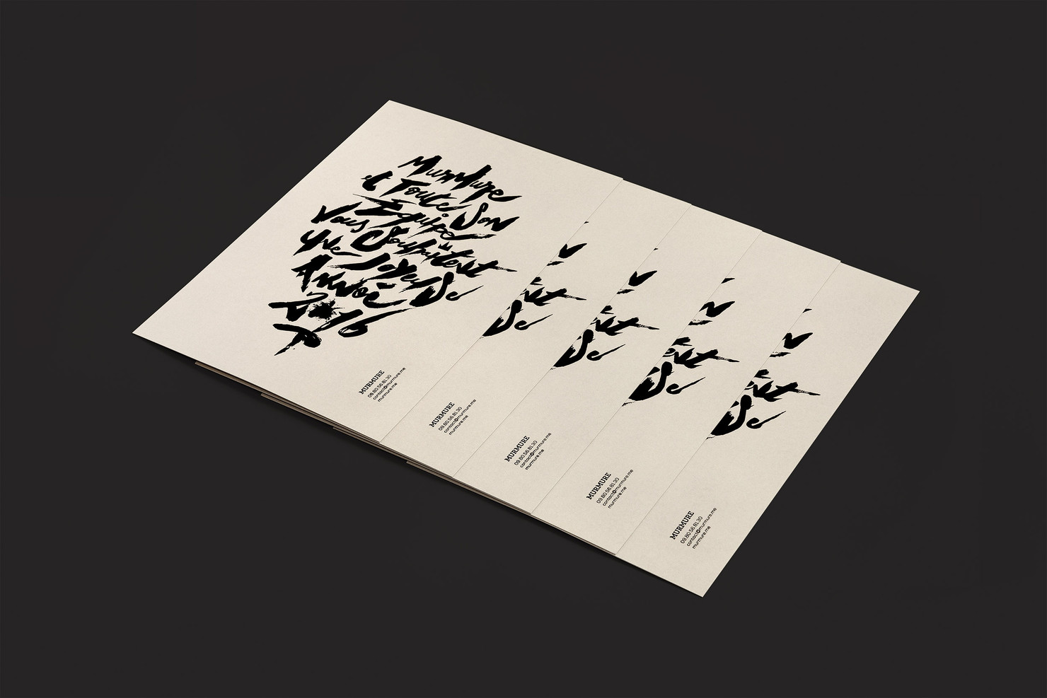 Illustration du projet Carte de vœux 2016 pour le client Murmure