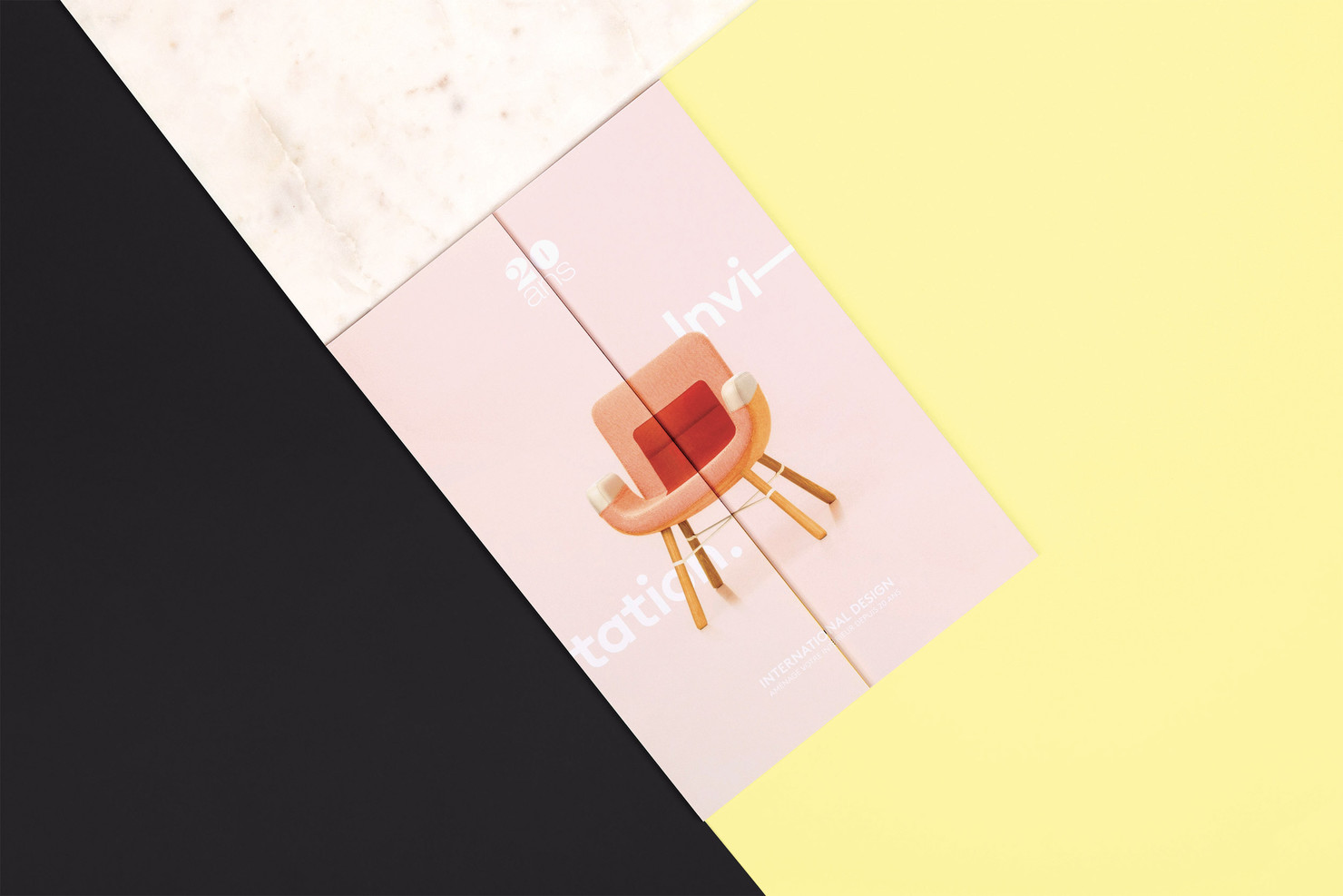 Illustration du projet 20 ans International Design pour le client International Design