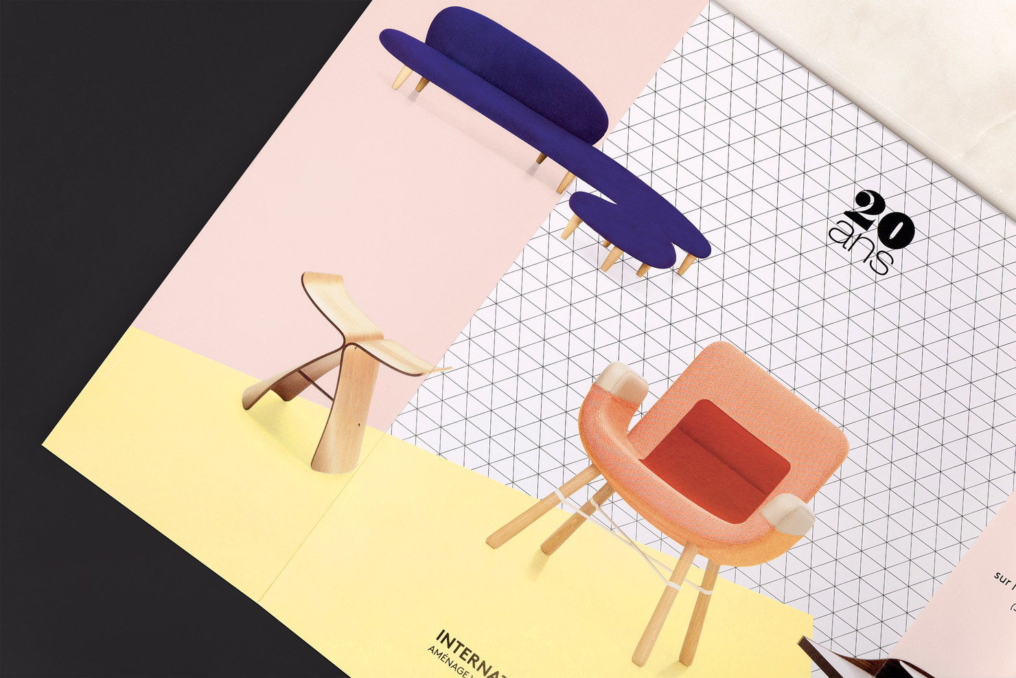 Illustration du projet 20 ans International Design pour le client International Design