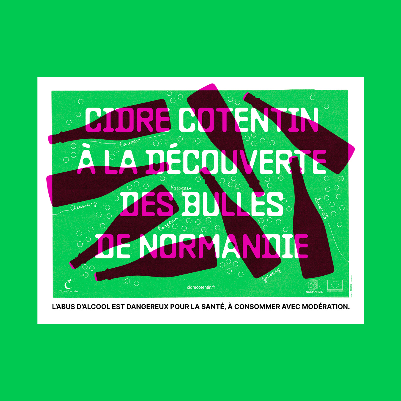 Illustration du projet Cidres et Poiré de Normandie pour le client Inter­pro­fes­sion des Appel­la­tions Cidricoles