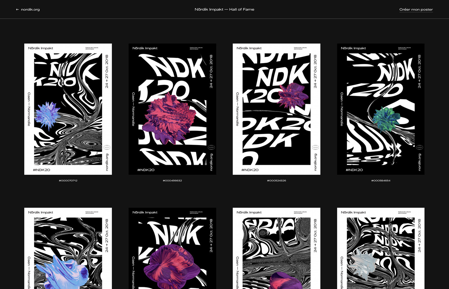 Illustration du projet Nördik Impakt 20 pour le client Nördik Impakt