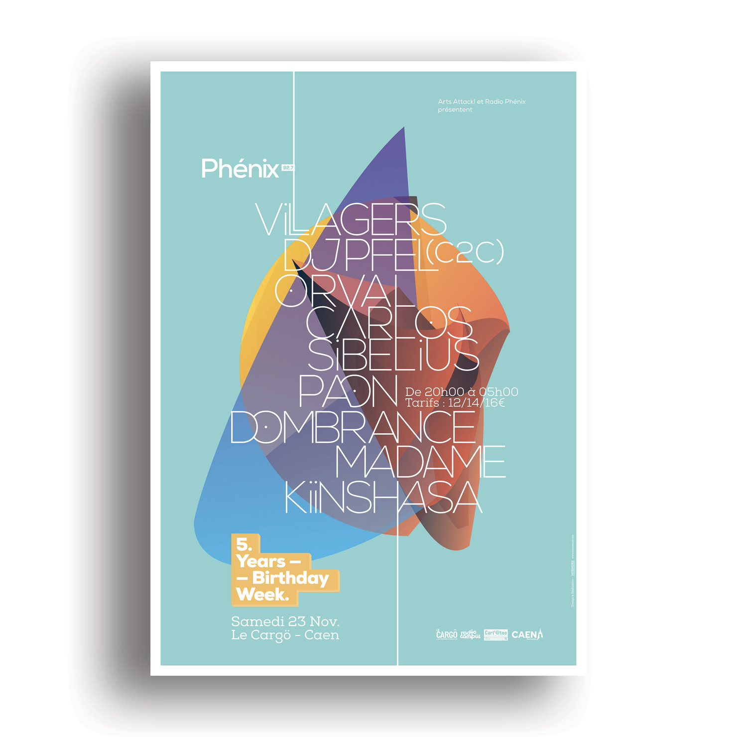 Illustration du projet Phenix Birthday Week pour le client Radio Phénix