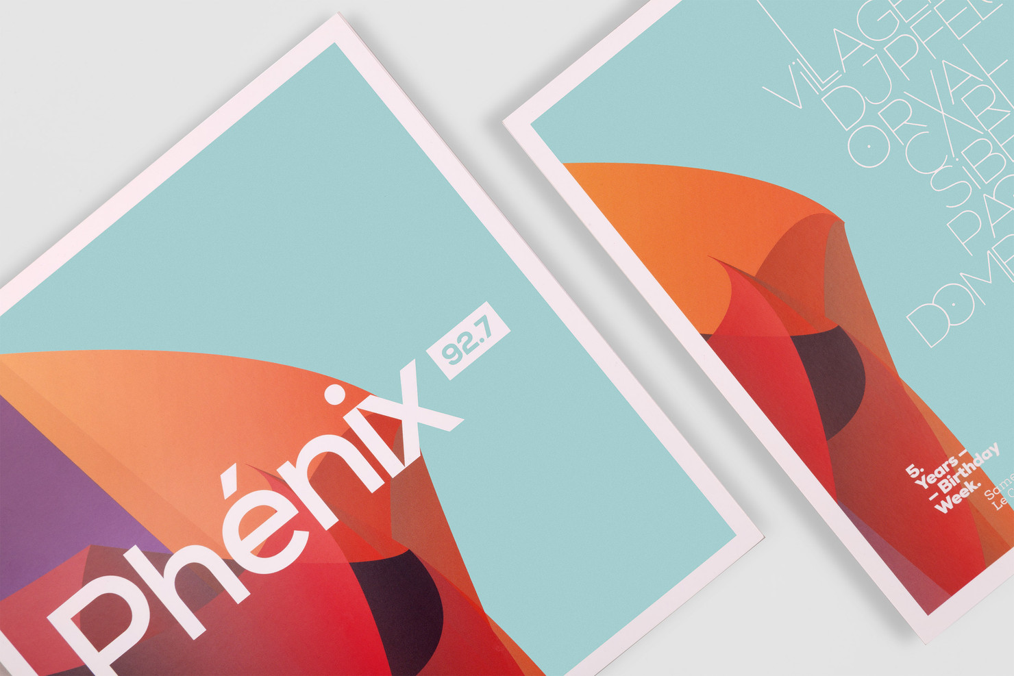 Illustration du projet Phenix Birthday Week pour le client Radio Phénix