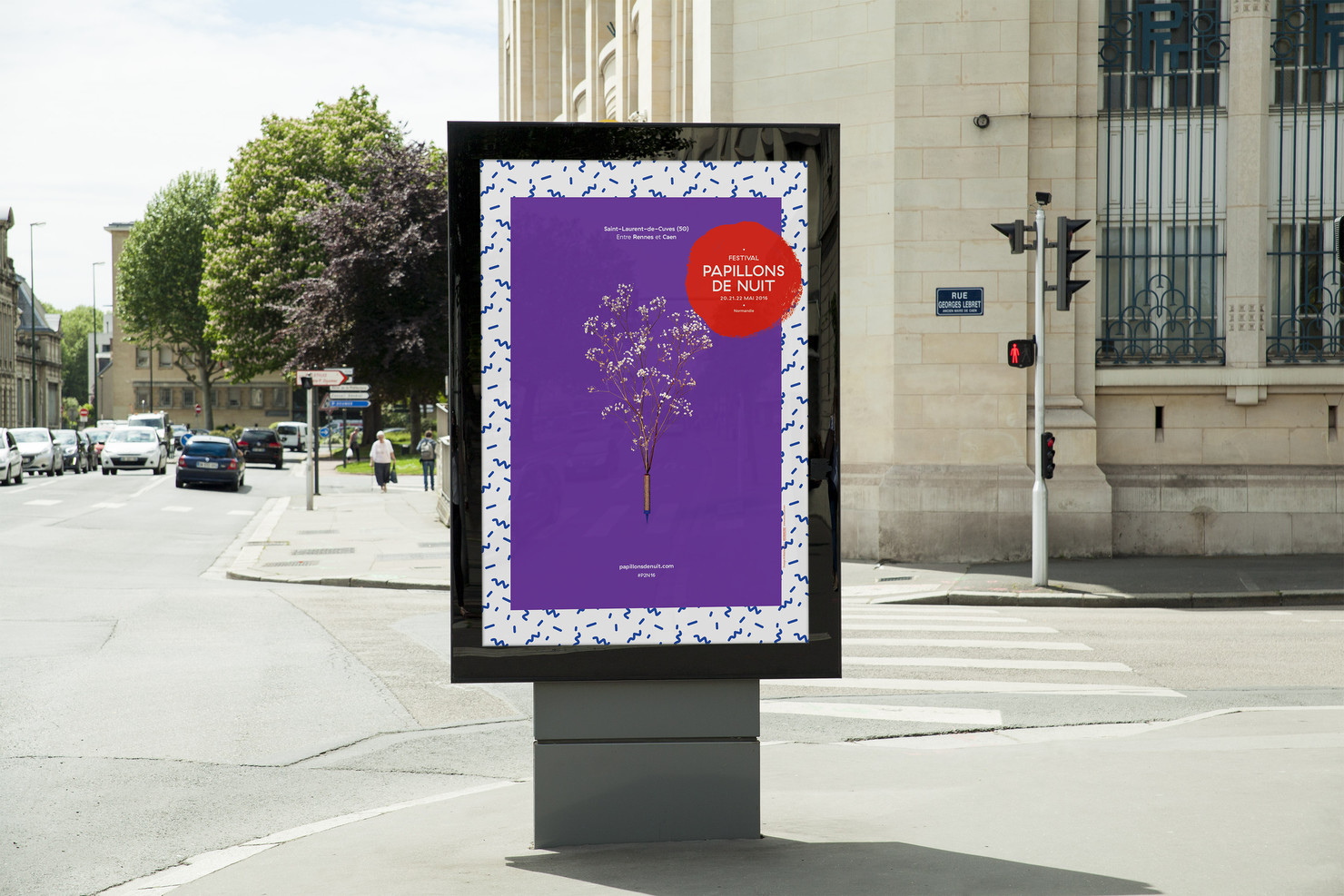 Illustration du projet P2N 16 pour le client Festival Papillons de Nuit