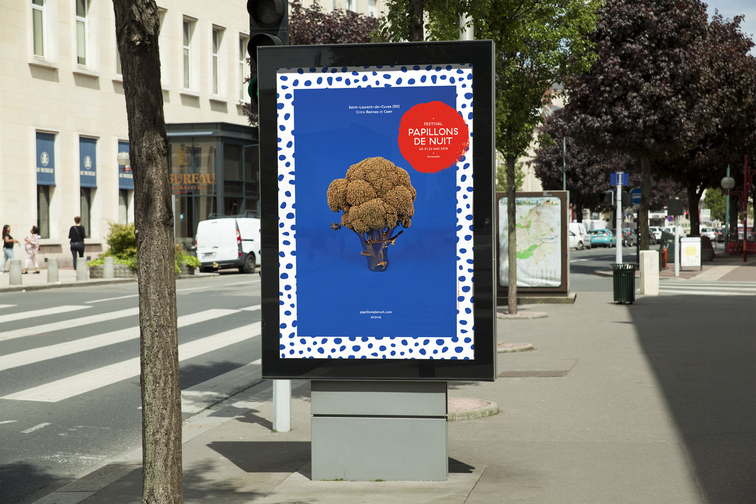 Illustration du projet P2N 16 pour le client Festival Papillons de Nuit