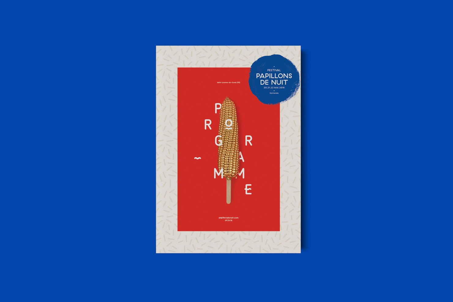 Illustration du projet P2N 16 pour le client Festival Papillons de Nuit
