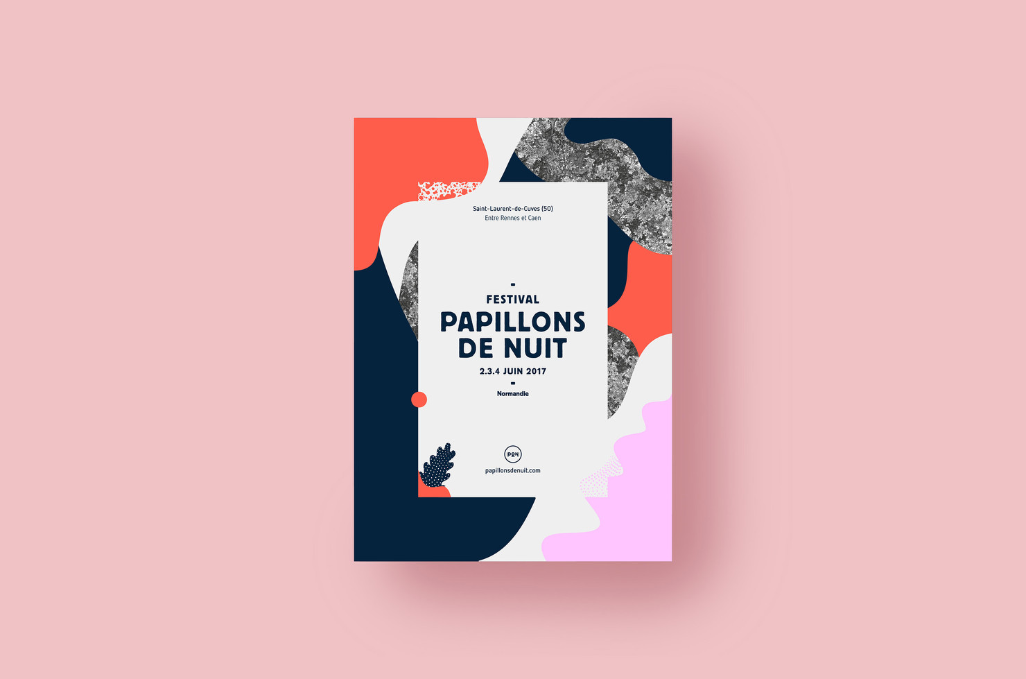Illustration du projet P2N 17 pour le client Festival Papillons de Nuit