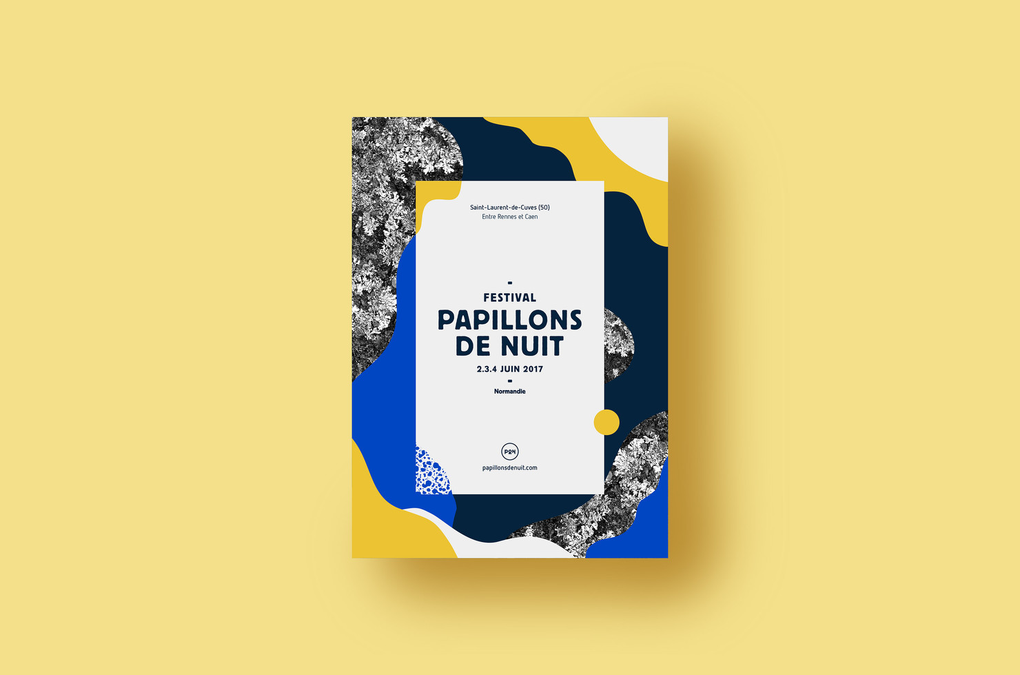 Illustration du projet P2N 17 pour le client Festival Papillons de Nuit