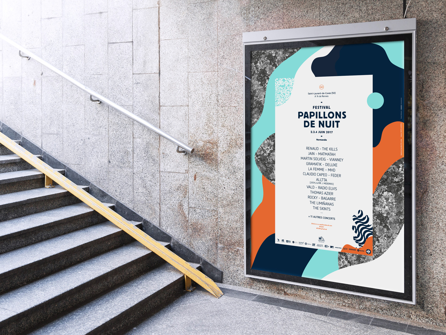 Illustration du projet P2N 17 pour le client Festival Papillons de Nuit