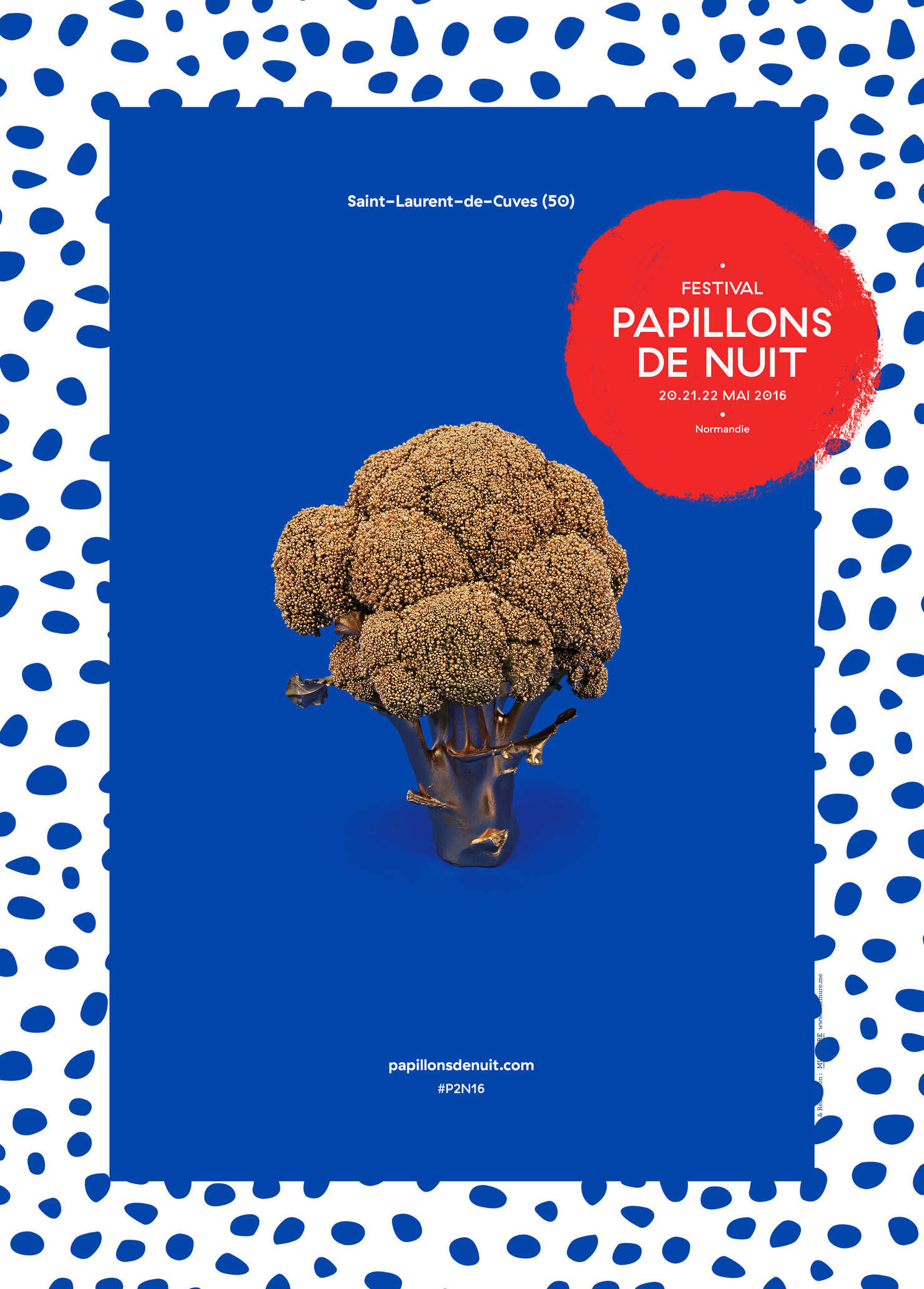 Illustration du projet P2N 16 pour le client Festival Papillons de Nuit