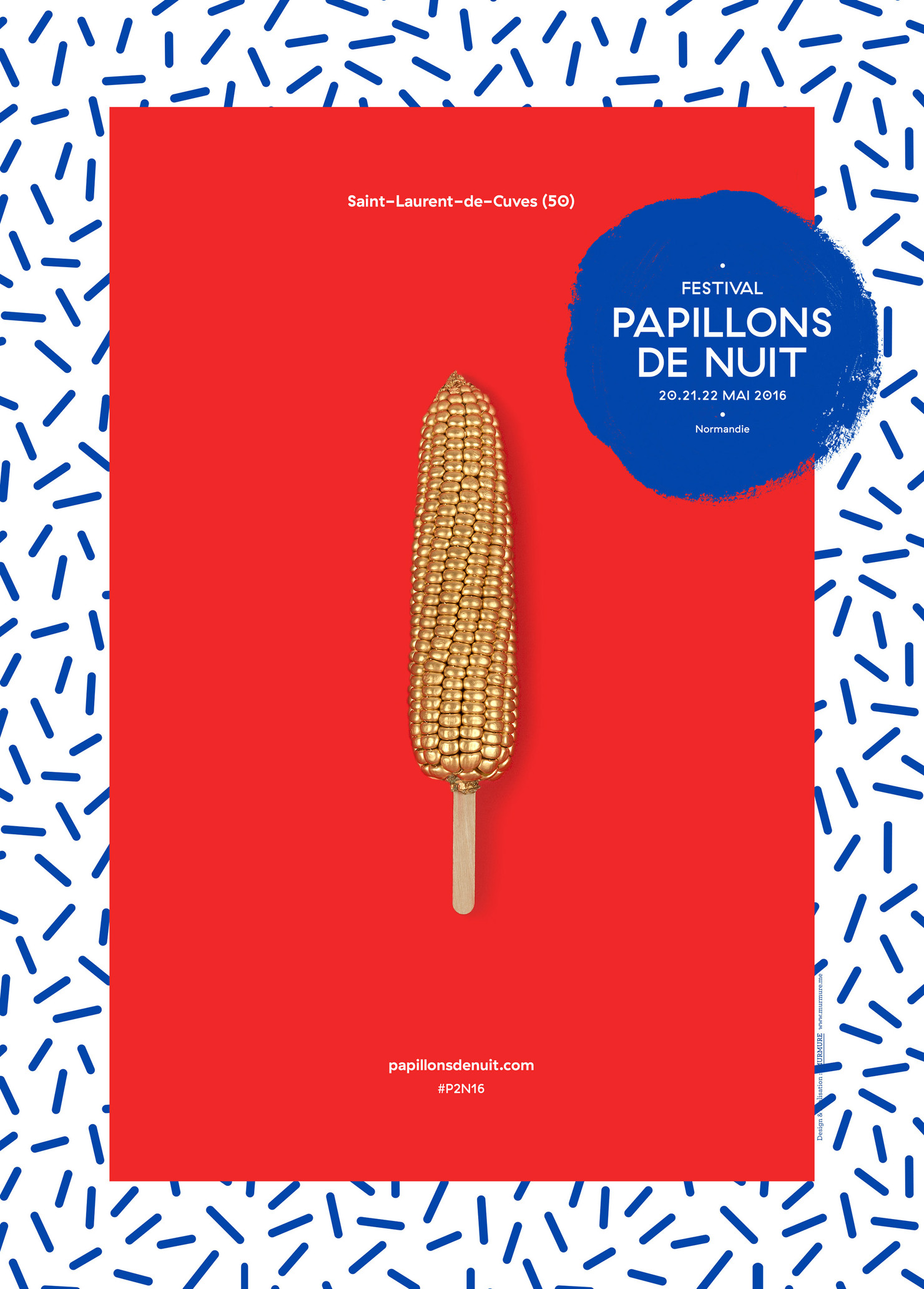 Illustration du projet P2N 16 pour le client Festival Papillons de Nuit