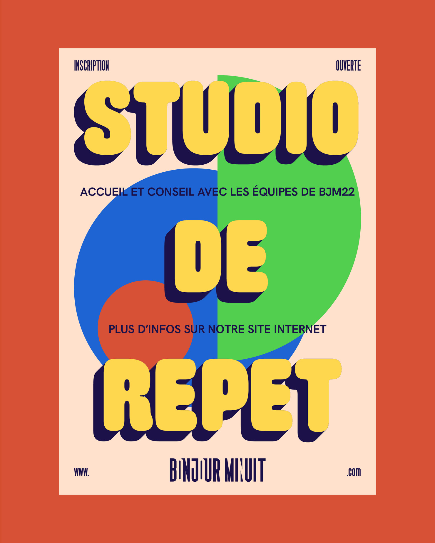Illustration du projet Bonjour Minuit pour le client Bonjour Minuit