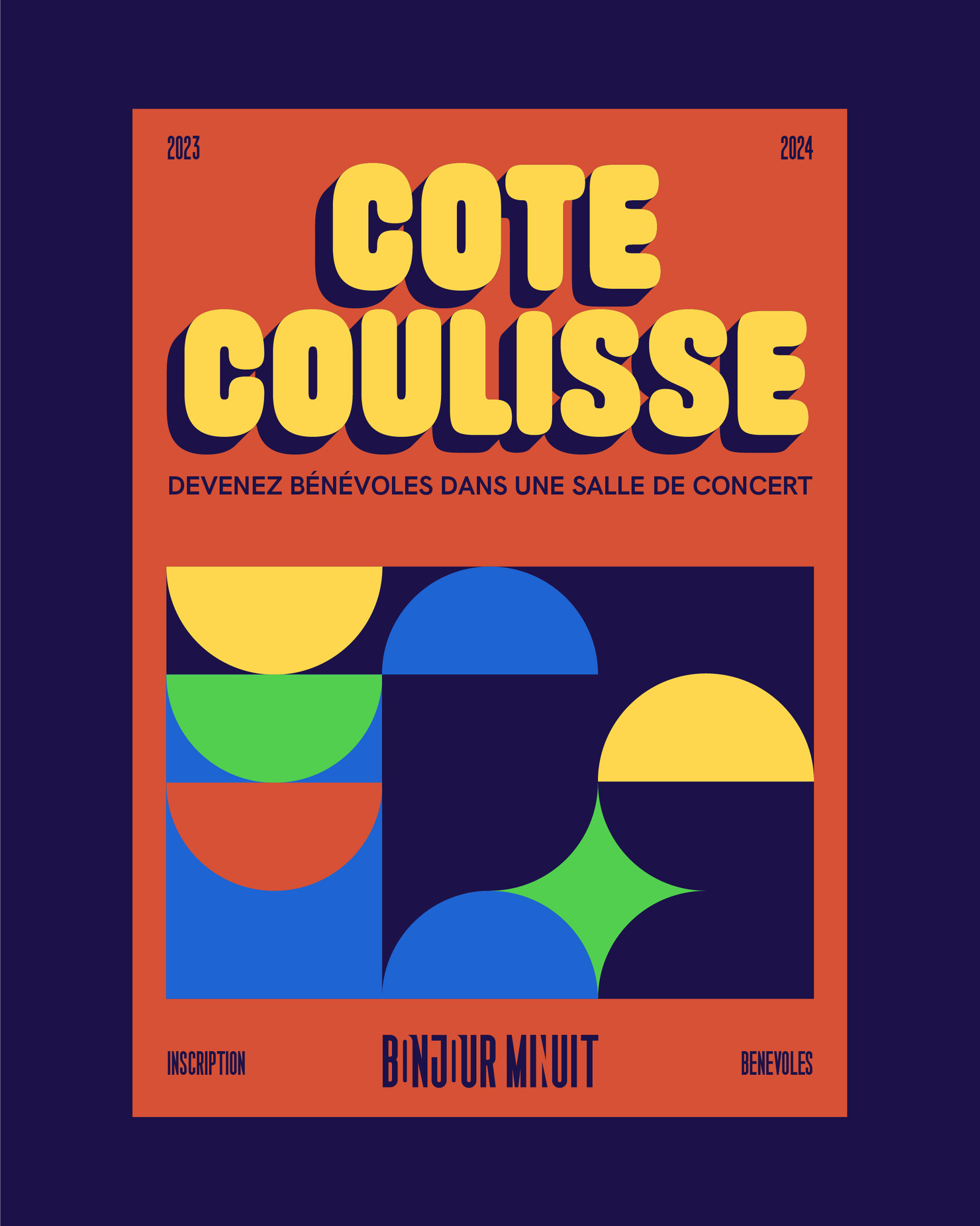 Illustration du projet Bonjour Minuit pour le client Bonjour Minuit