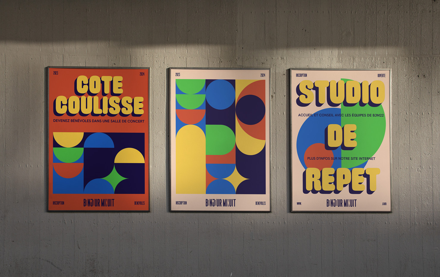 Illustration du projet Bonjour Minuit pour le client Bonjour Minuit