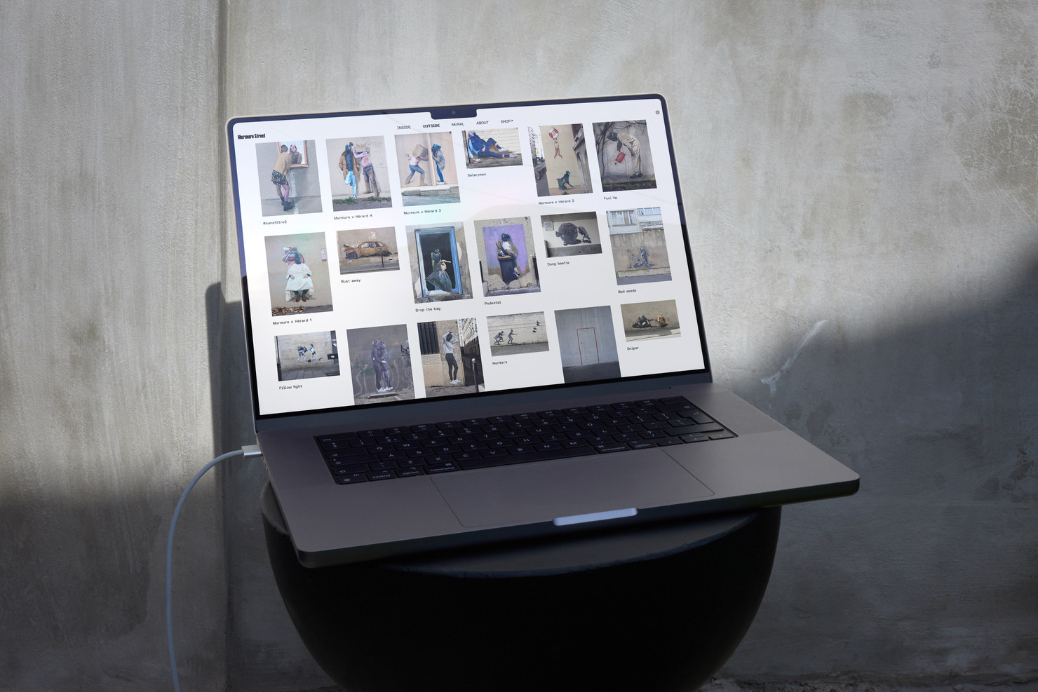 Illustration du projet Murmure Street Website v2 pour le client Murmure Street