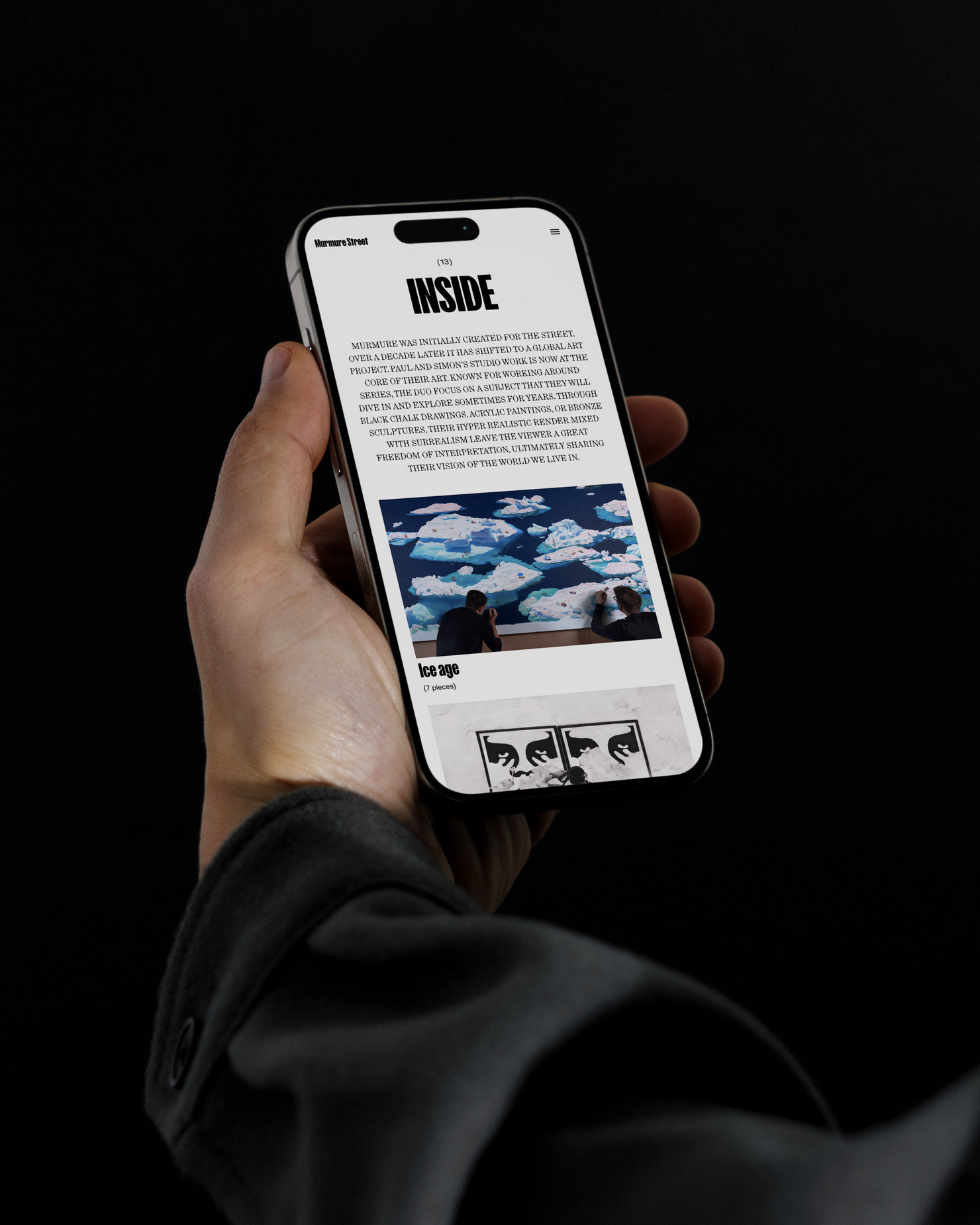 Illustration du projet Murmure Street Website v2 pour le client Murmure Street