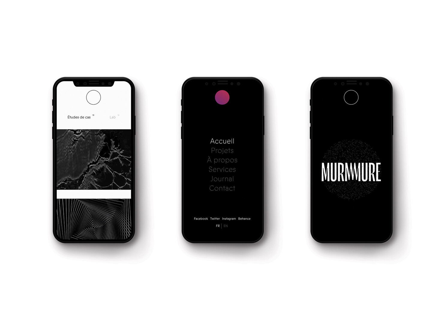 Illustration du projet Murmure Website v5 pour le client Murmure