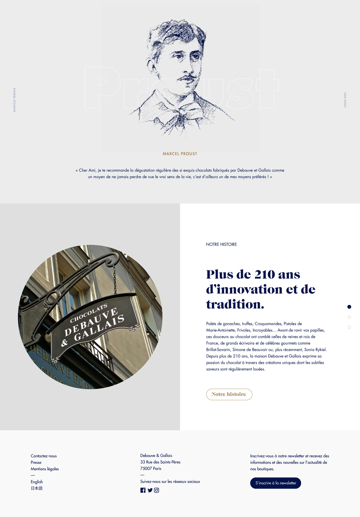 Illustration du projet Debauve & Gallais pour le client Debauve & Gallais
