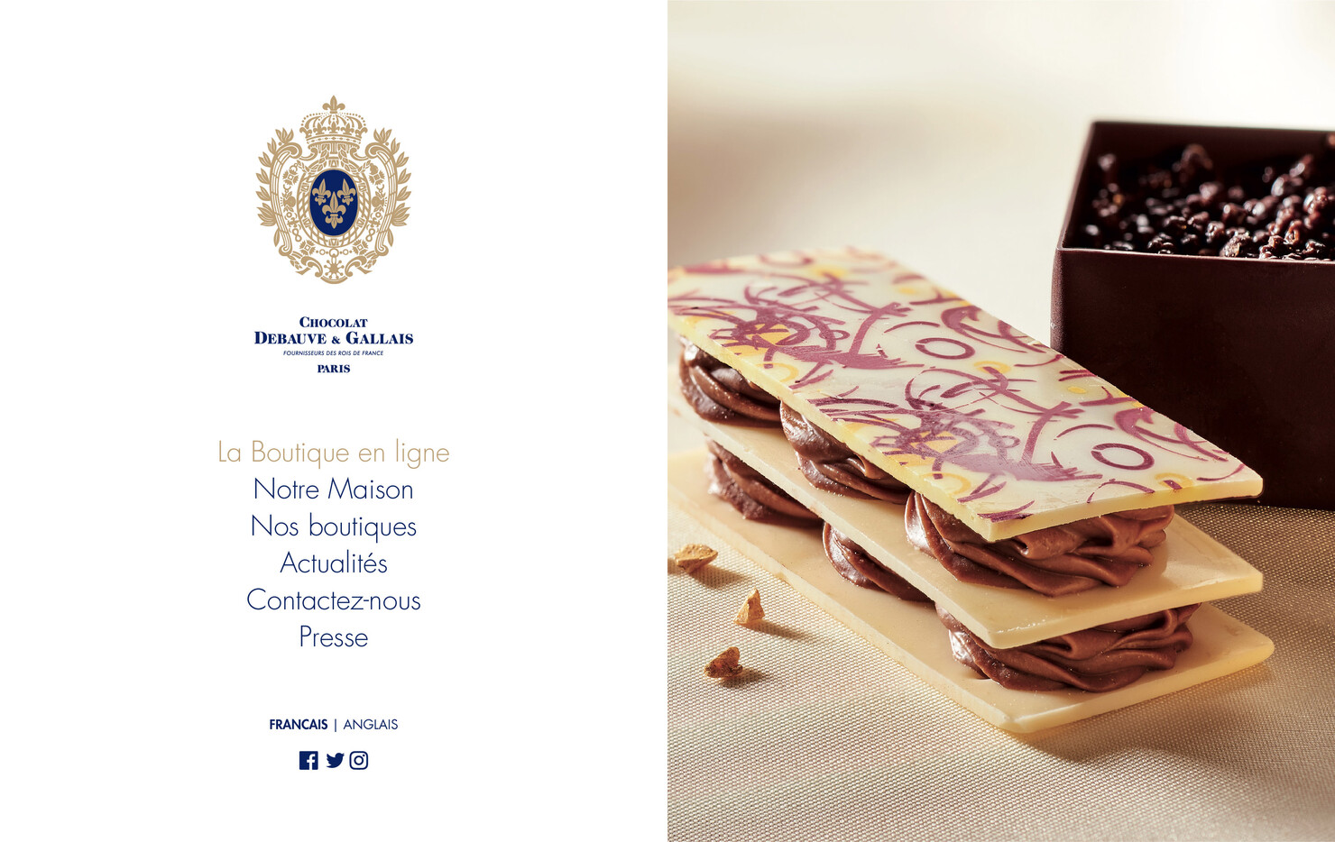 Illustration du projet Debauve & Gallais pour le client Debauve & Gallais