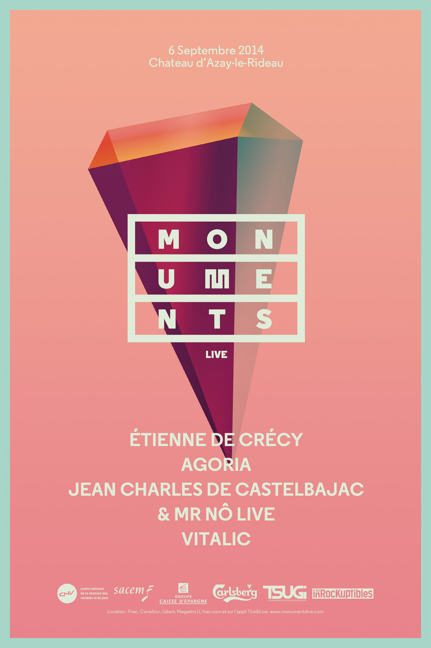 Illustration du projet Monuments Live pour le client Monuments Live