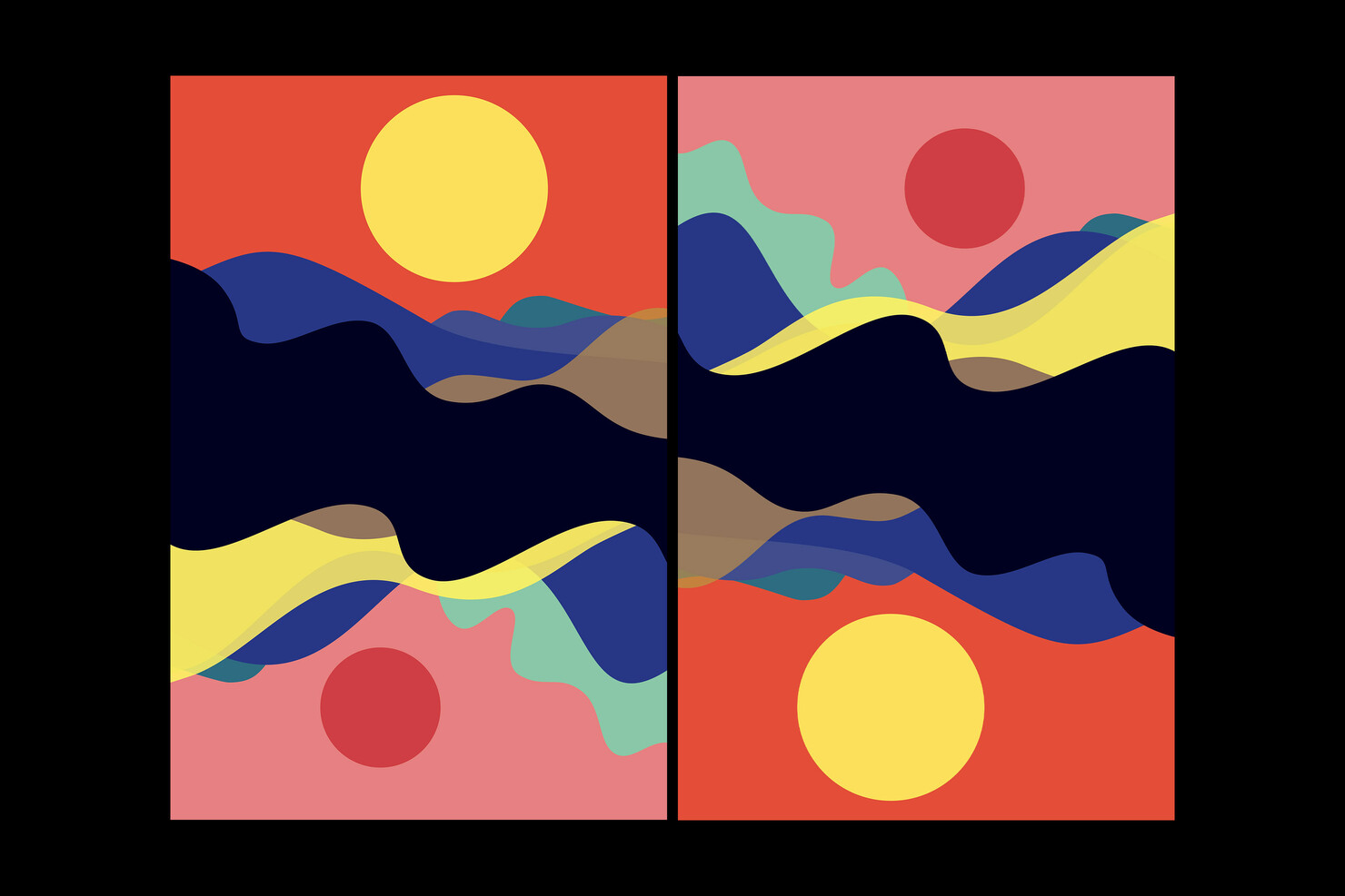 Illustration du projet P2N 20 pour le client Festival Papillons de Nuit
