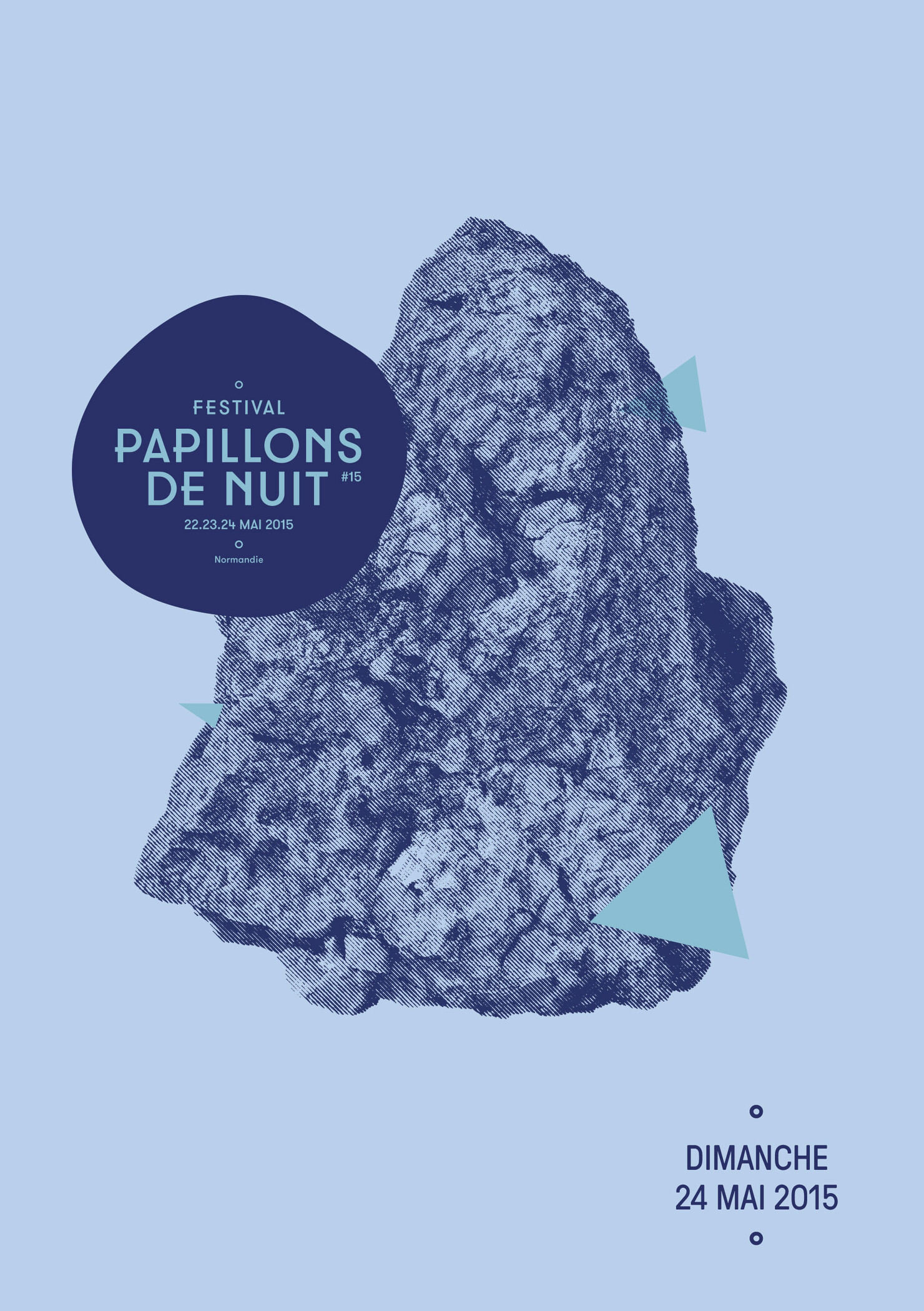 Illustration du projet P2N 15 pour le client Festival Papillons de Nuit