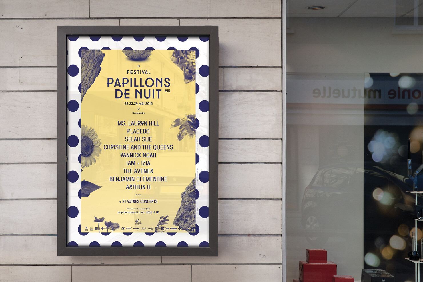 Illustration du projet P2N 15 pour le client Festival Papillons de Nuit