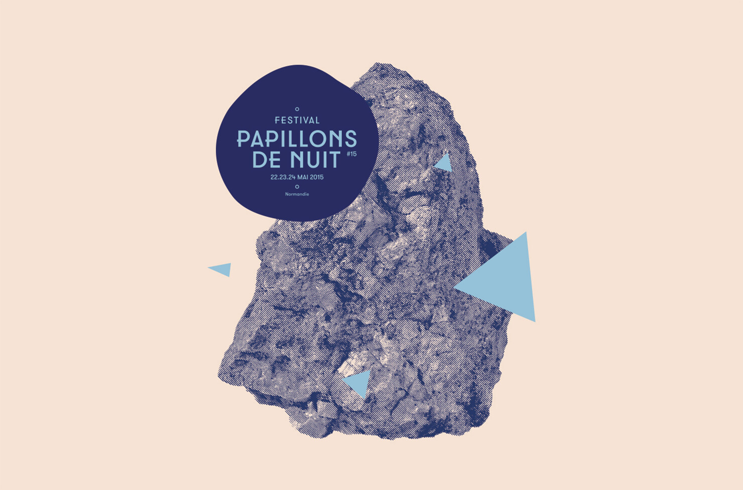 Illustration du projet P2N 15 pour le client Festival Papillons de Nuit