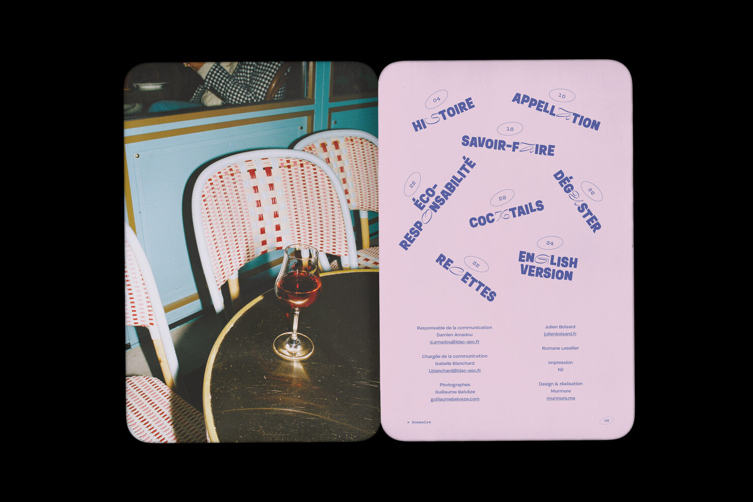 Illustration du projet Pommeau Booklet pour le client Inter­pro­fes­sion des Appel­la­tions Cidricoles